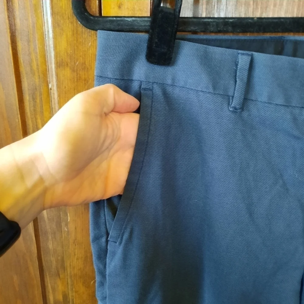 Bonobos Weekday Warrior Athletic Stretch Tuesday medium blue dress pants Size 30 - Picture 5 of 14